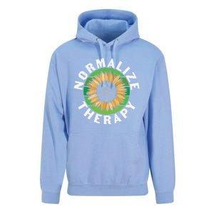 Mental Health Awareness Normalize Therapy Self Improvet Gift Unisex Surf Hoodie