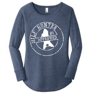 Milf Hunter Approved Women's Perfect Tri Tunic Long Sleeve Shirt