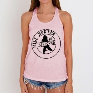 Milf Hunter Approved Women's Knotted Racerback Tank