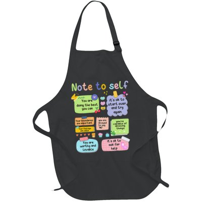 Mental Health Awareness Note To Self Positive Matters Apron