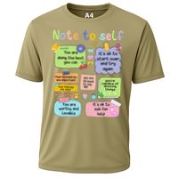 Mental Health Awareness Note To Self Positive Matters Cooling Performance Crew T-Shirt