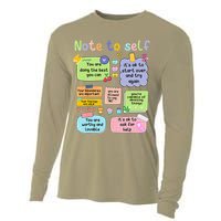Mental Health Awareness Note To Self Positive Matters Cooling Performance Long Sleeve Crew