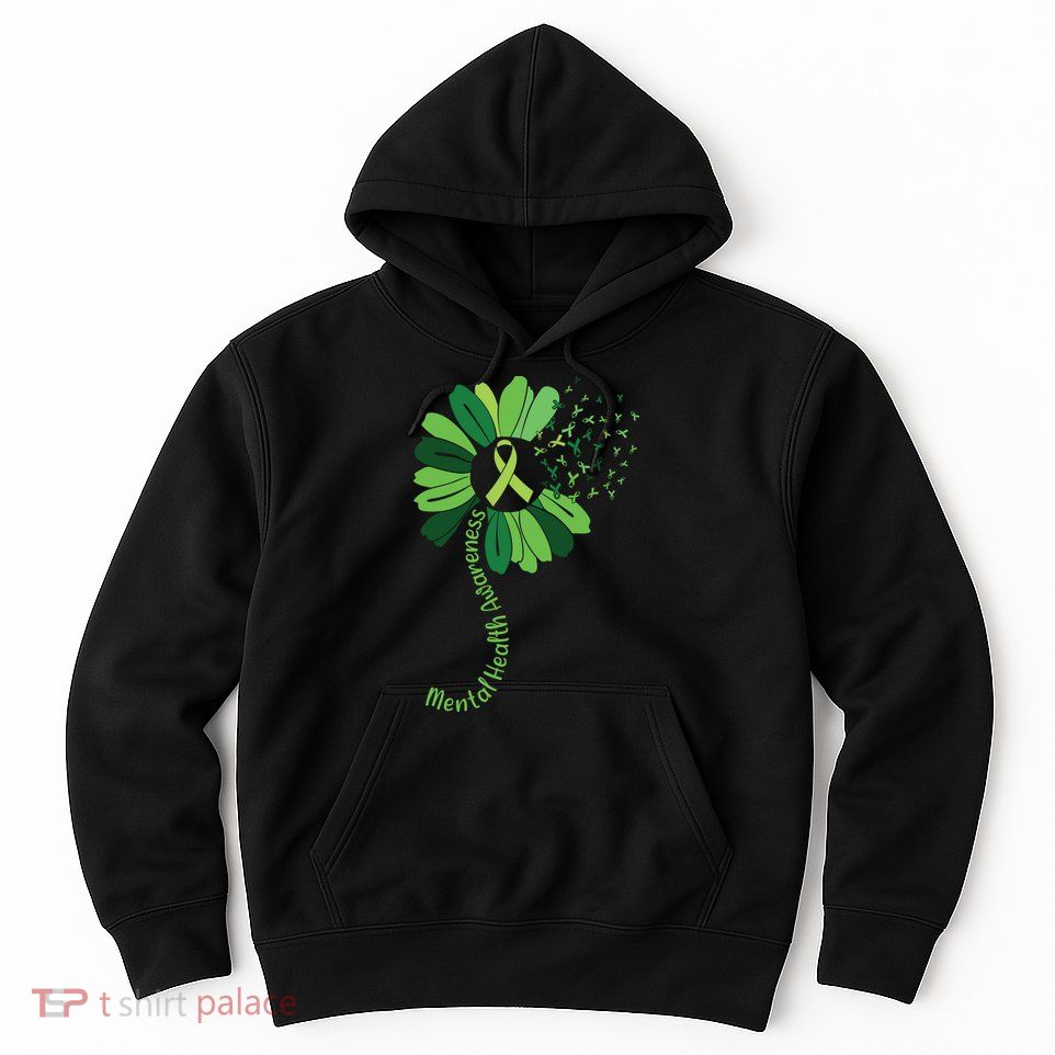 Mental Health Awareness Sunflower Hoodie