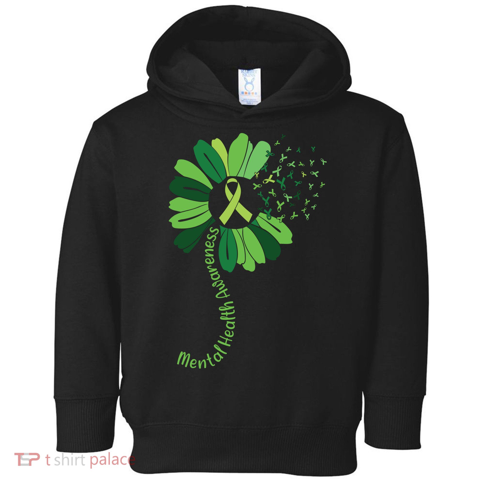 Mental Health Awareness Sunflower Toddler Hoodie