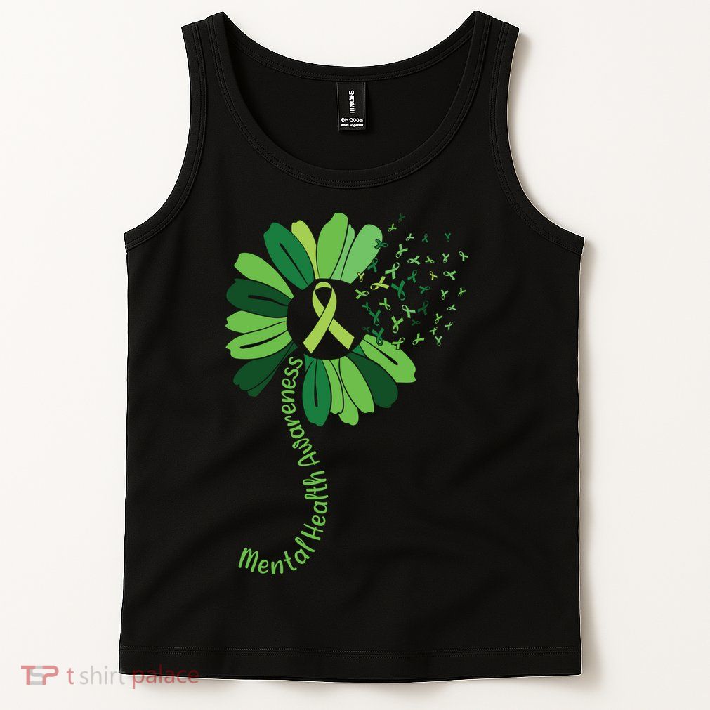 Mental Health Awareness Sunflower Tank Top