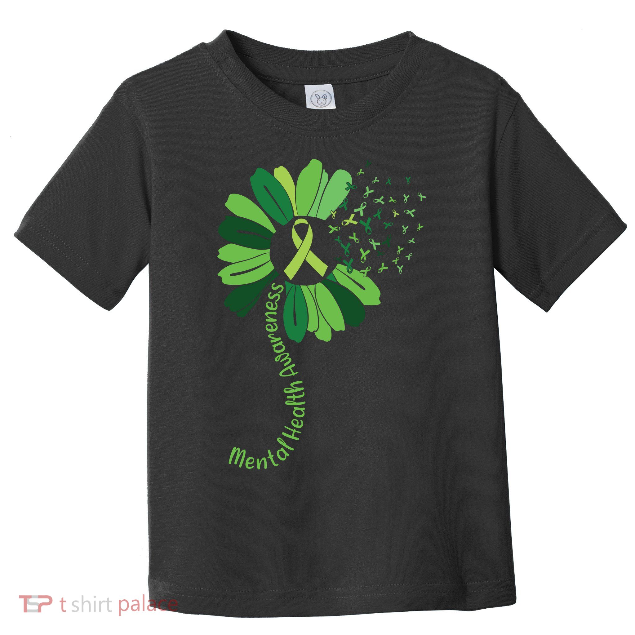 Mental Health Awareness Sunflower Toddler T-Shirt