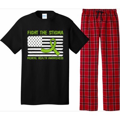 Mental Health Awareness Fight The Stigma Mental Health Pajama Set