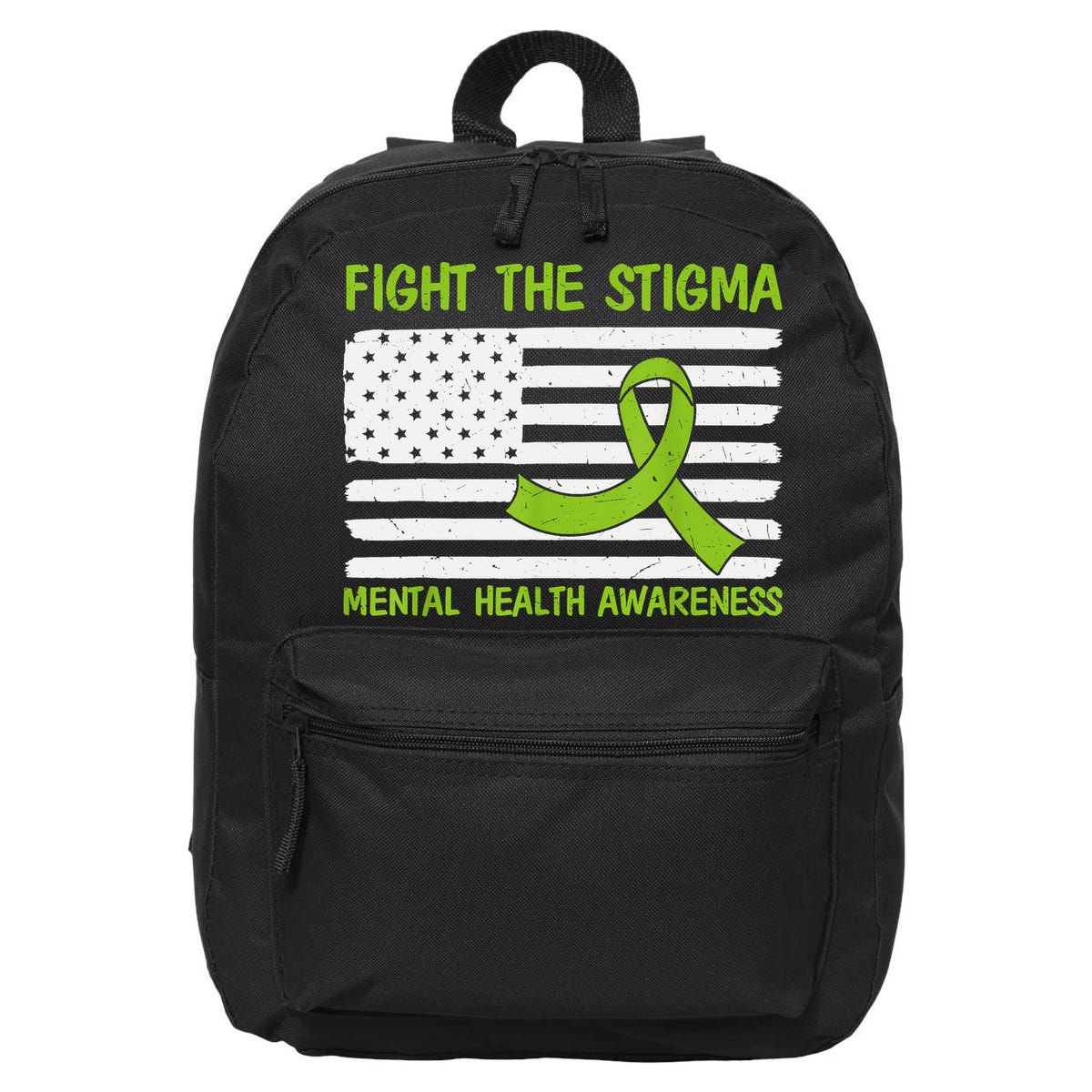 Mental Health Awareness Fight The Stigma Mental Health 16 in Basic Backpack