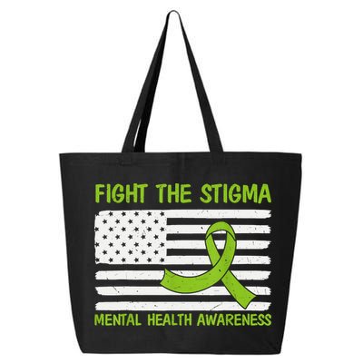 Mental Health Awareness Fight The Stigma Mental Health 25L Jumbo Tote