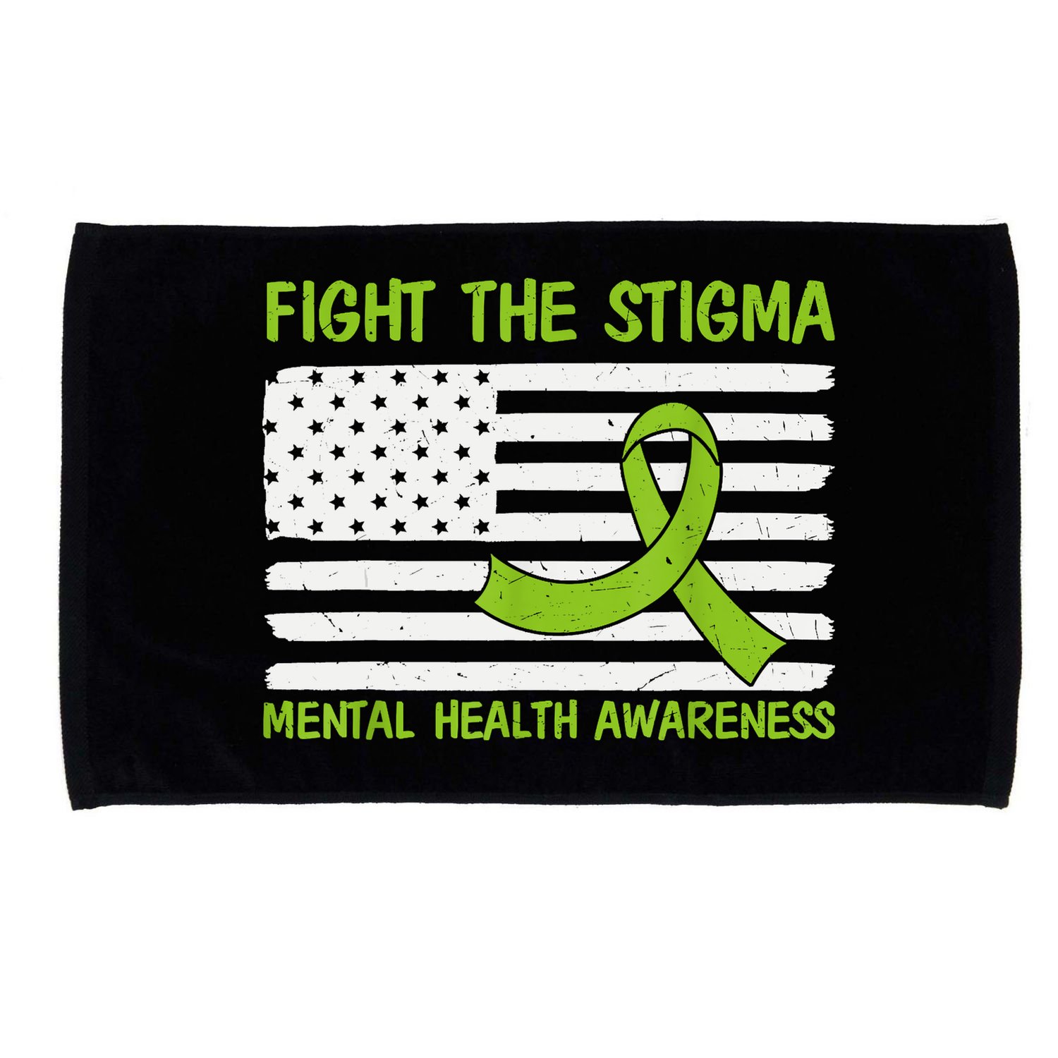 Mental Health Awareness Fight The Stigma Mental Health Microfiber Hand Towel
