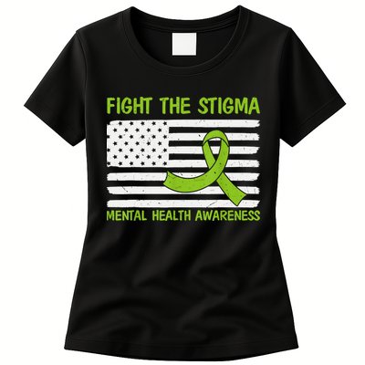 Mental Health Awareness Fight The Stigma Mental Health Womens T-Shirt
