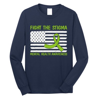 Mental Health Awareness Fight The Stigma Mental Health Long Sleeve Shirt