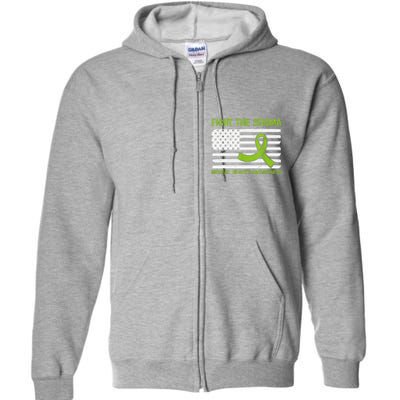 Mental Health Awareness Fight The Stigma Mental Health Full Zip Hoodie