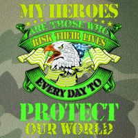 My Heroes Are Those Who Veteran Legacy Tie Dye Trucker Hat
