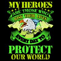 My Heroes Are Those Who Veteran Performance Shirt