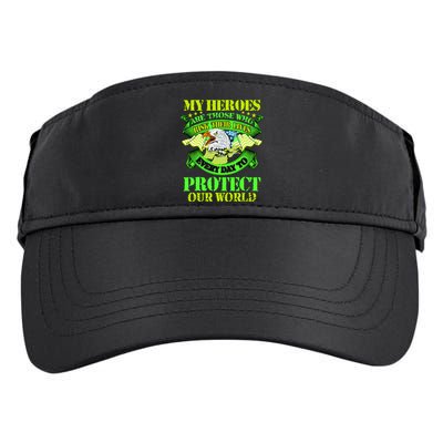 My Heroes Are Those Who Veteran Adult Drive Performance Visor