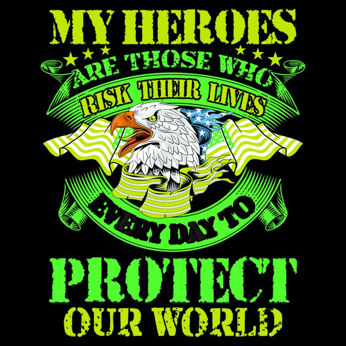 My Heroes Are Those Who Veteran 16 in Basic Backpack
