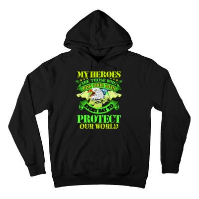 My Heroes Are Those Who Veteran Tall Hoodie