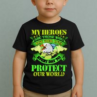 My Heroes Are Those Who Veteran Toddler T-Shirt