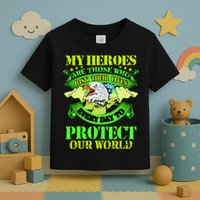 My Heroes Are Those Who Veteran Toddler T-Shirt