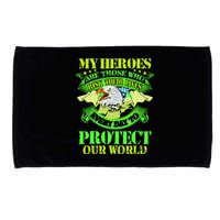 My Heroes Are Those Who Veteran Microfiber Hand Towel