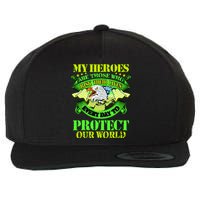 My Heroes Are Those Who Veteran Wool Snapback Cap