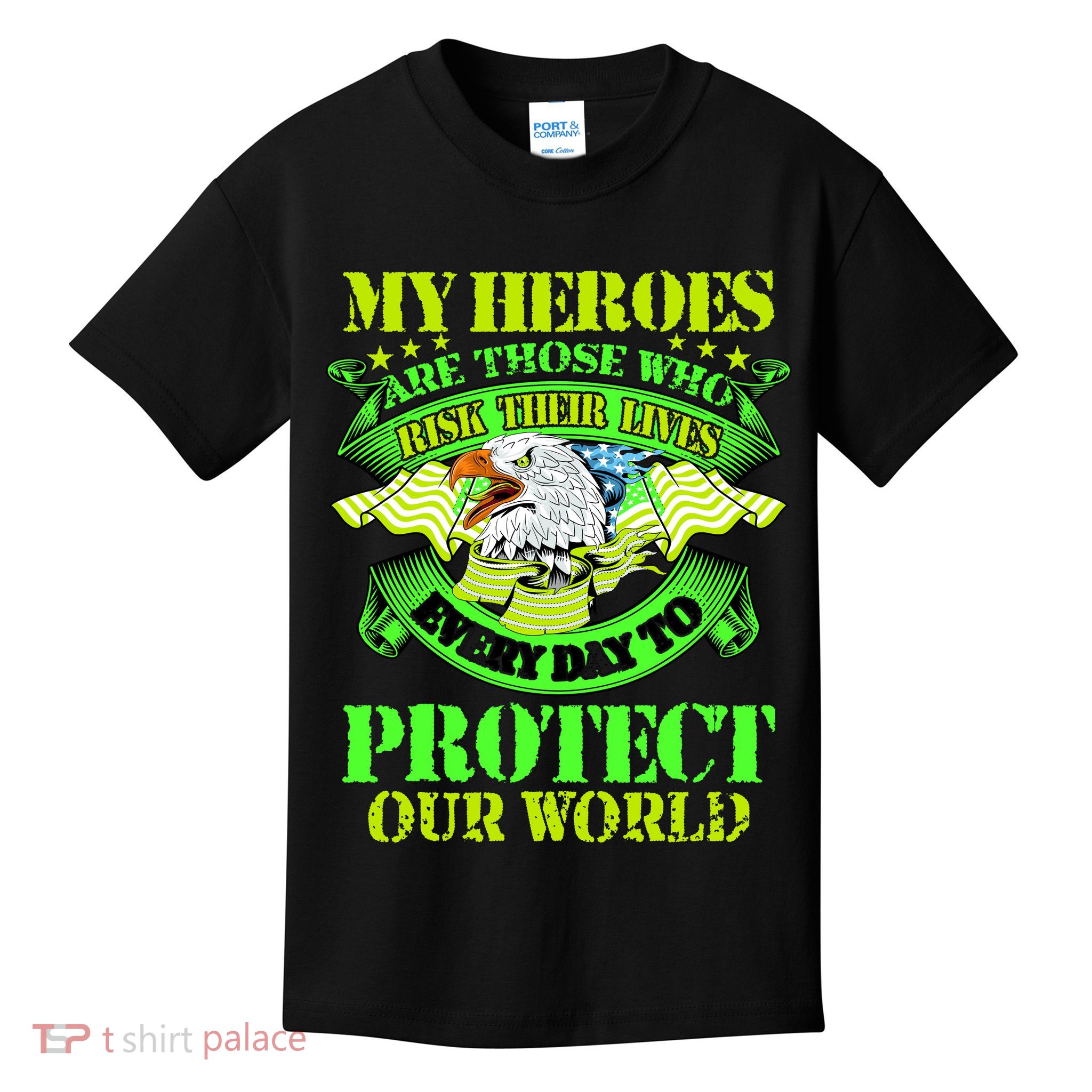 My Heroes Are Those Who Veteran Kids T-Shirt