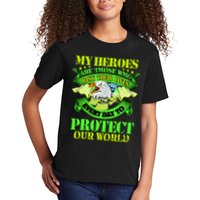 My Heroes Are Those Who Veteran Kids T-Shirt