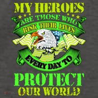 My Heroes Are Those Who Veteran Vector Backpack