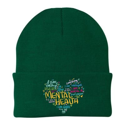 Mental Health Awareness Gifts Depression Knit Cap Winter Beanie