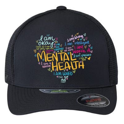 Mental Health Awareness Gifts Depression Flexfit Unipanel Trucker Cap