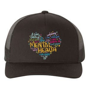 Mental Health Awareness Gifts Depression Yupoong Adult 5-Panel Trucker Hat