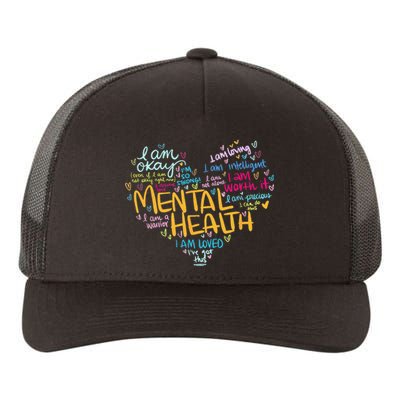 Mental Health Awareness Gifts Depression Yupoong Adult 5-Panel Trucker Hat