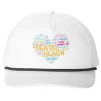 Mental Health Awareness Gifts Depression Snapback Five-Panel Rope Hat