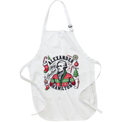 Merry Hamistmas Alexander Hamilton Ugly Christmas Sweater Merry Xmas Funny Apron