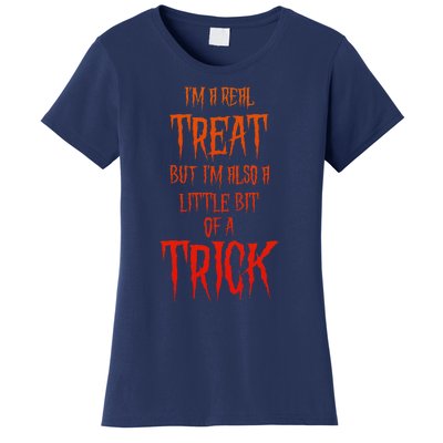 Mischievous Halloween A Real Treat But Also A Trick Women's T-Shirt