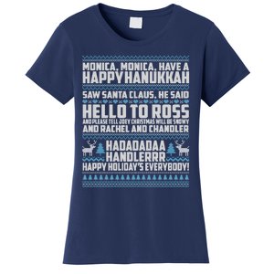 Monica Have a Happy Hanukkah, Phoebe's Christmas Song Women's T-Shirt