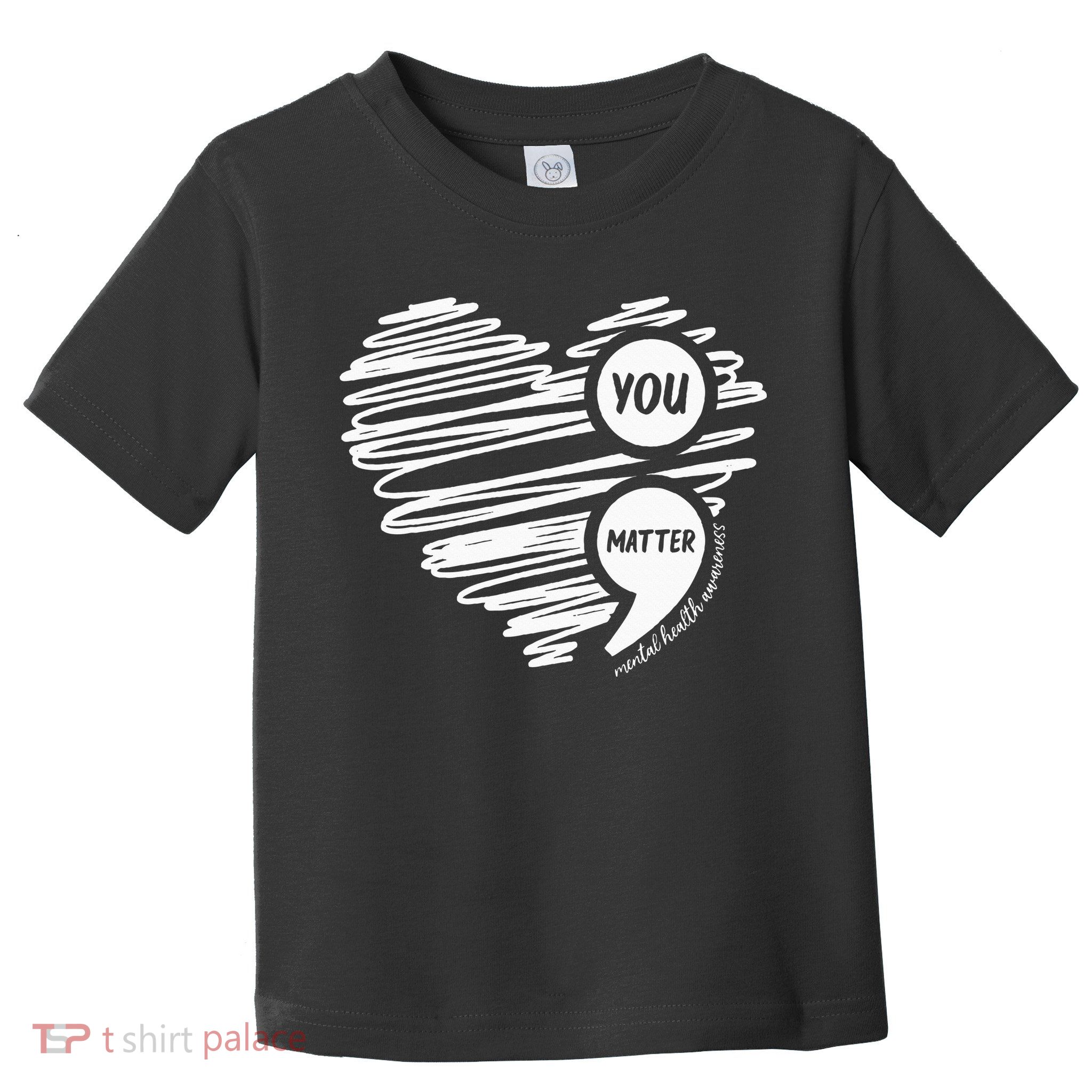 Mental Health Awareness Heart Wear Green For Mental Health Toddler T-Shirt
