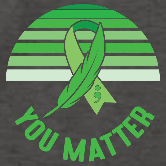 Mental Health Awareness You Matter Awareness Mental Health Vector Backpack