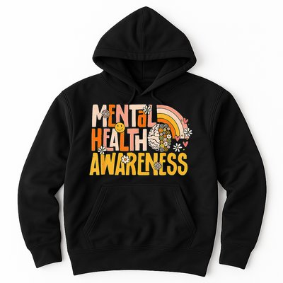 Mental Health Awareness Mental Illness Brain Therapist Hoodie