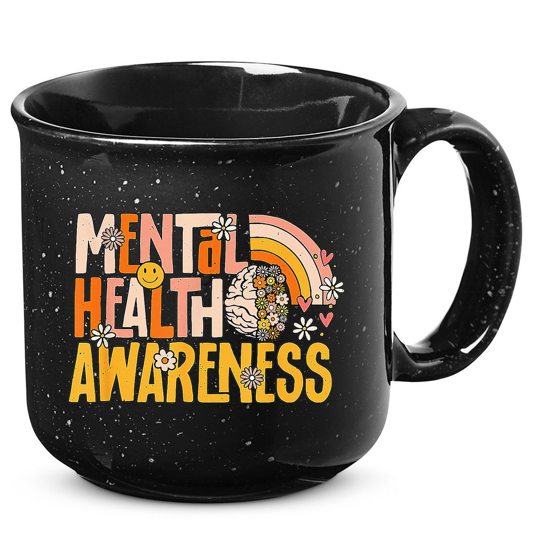 Mental Health Awareness Mental Illness Brain Therapist 15oz Campfire Ceramic Mug