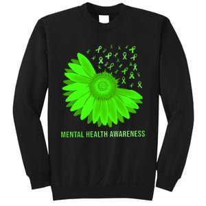 Mental Health Awareness In May We Wear Green Sweatshirt