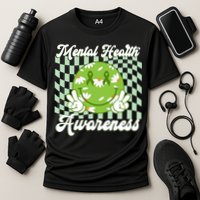 Mental Health Awareness Smile Face Groovy Performance Shirt