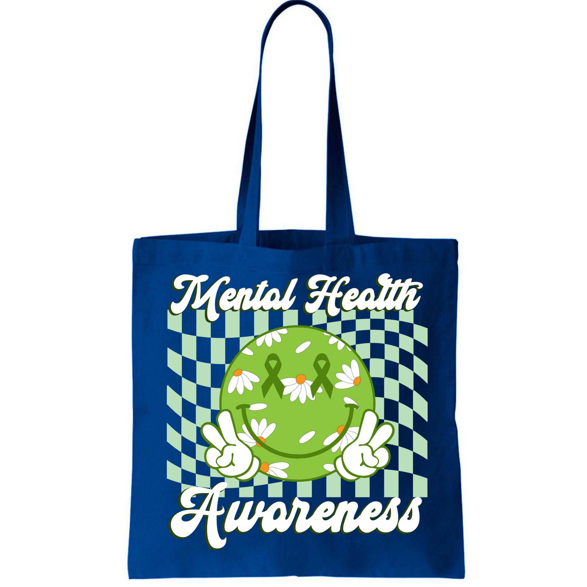 Mental Health Awareness Smile Face Groovy Bag