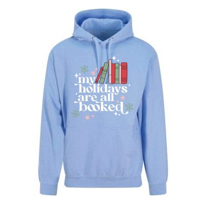 My Holidays Are All Booked Cute Christmas Book Lover Cool Gift Unisex Surf Hoodie