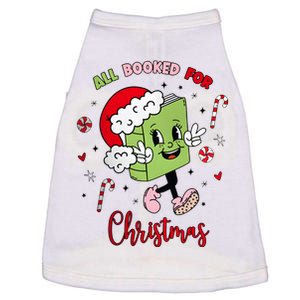 My Holidays Are All Booked Christmas Character Book Lovers Doggie Tank