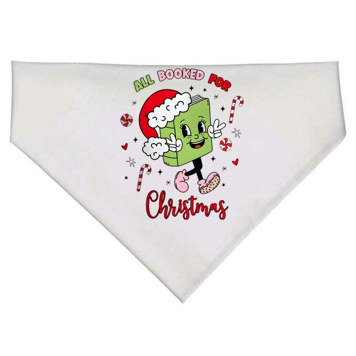 My Holidays Are All Booked Christmas Character Book Lovers USA-Made Doggie Bandana