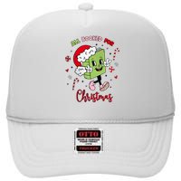 My Holidays Are All Booked Christmas Character Book Lovers High Crown Mesh Back Trucker Hat