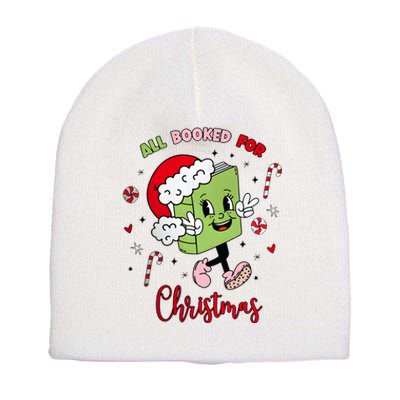 My Holidays Are All Booked Christmas Character Book Lovers Short Acrylic Beanie