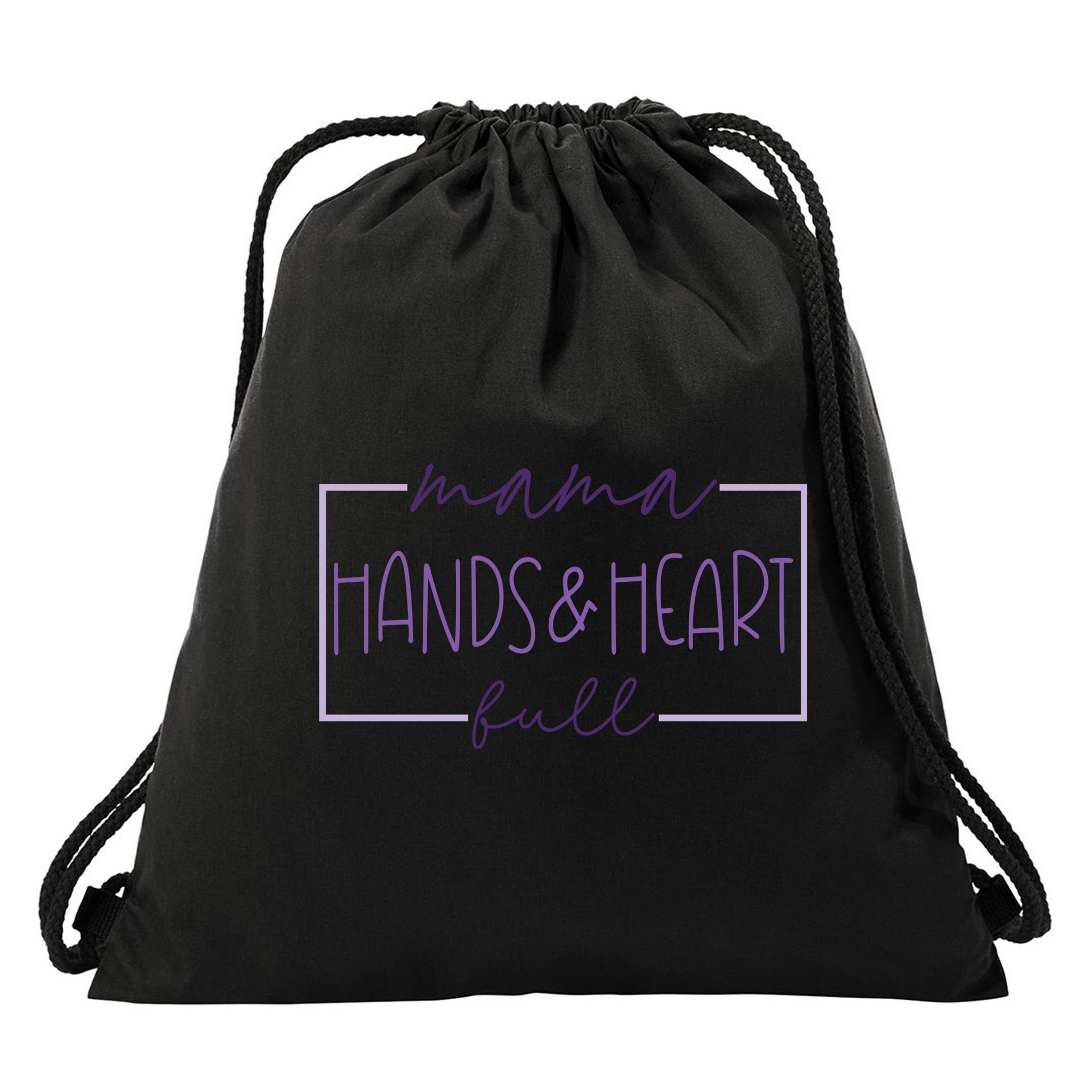 Mama Hand And Heart Full Gift For Mother's Day Drawstring Bag